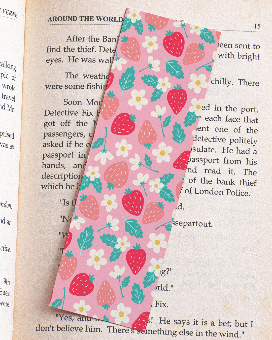 Strawberry Patch 4 Bookmark