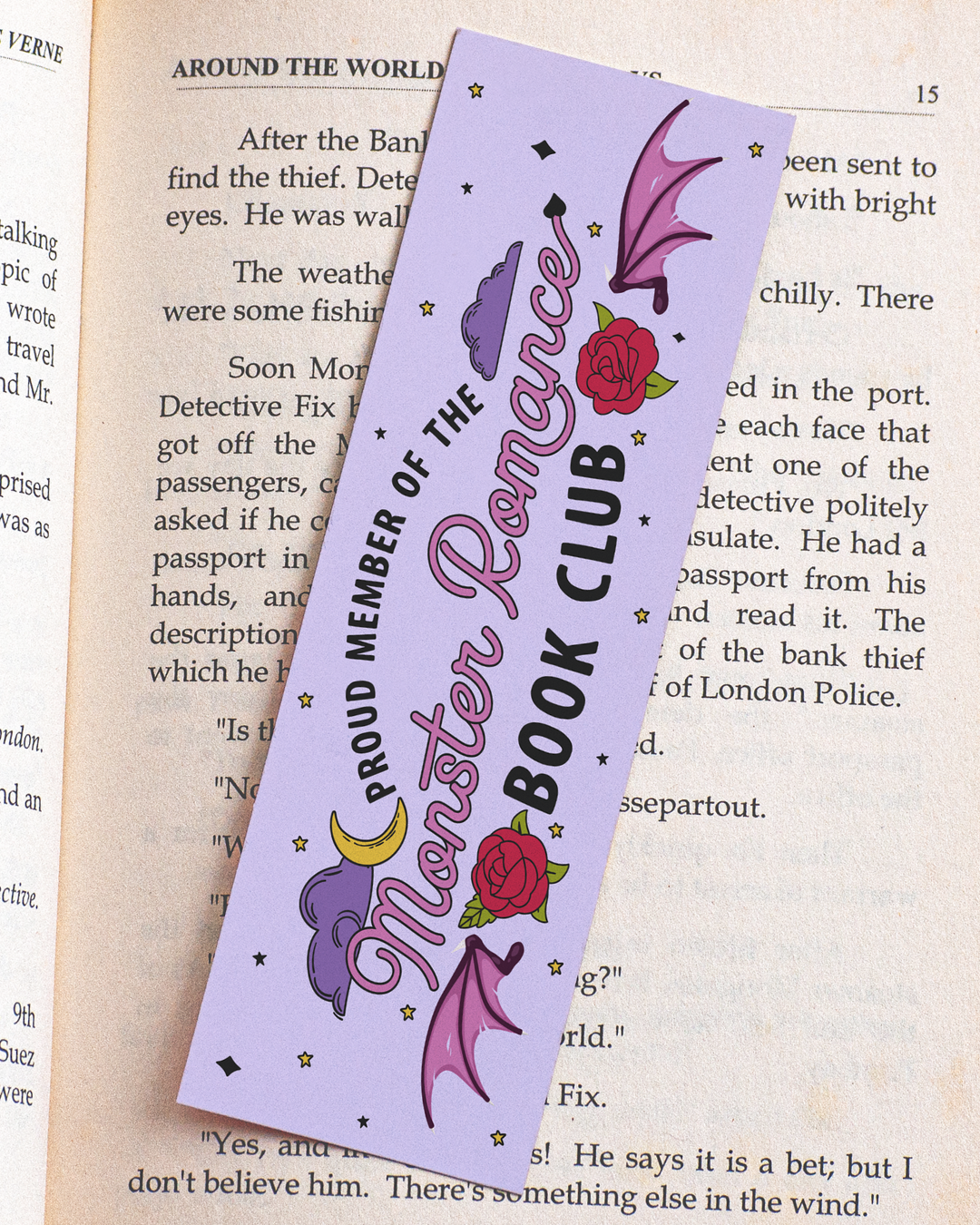 Monster Romance Book Club Bookmark