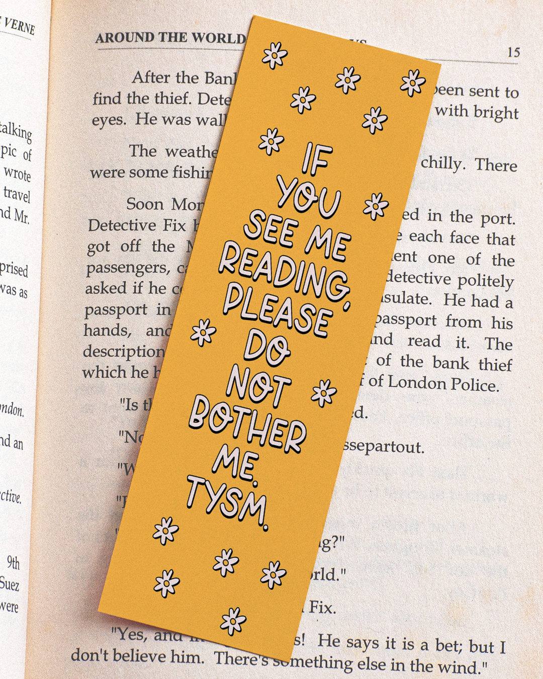 If You See Me Reading Bookmark