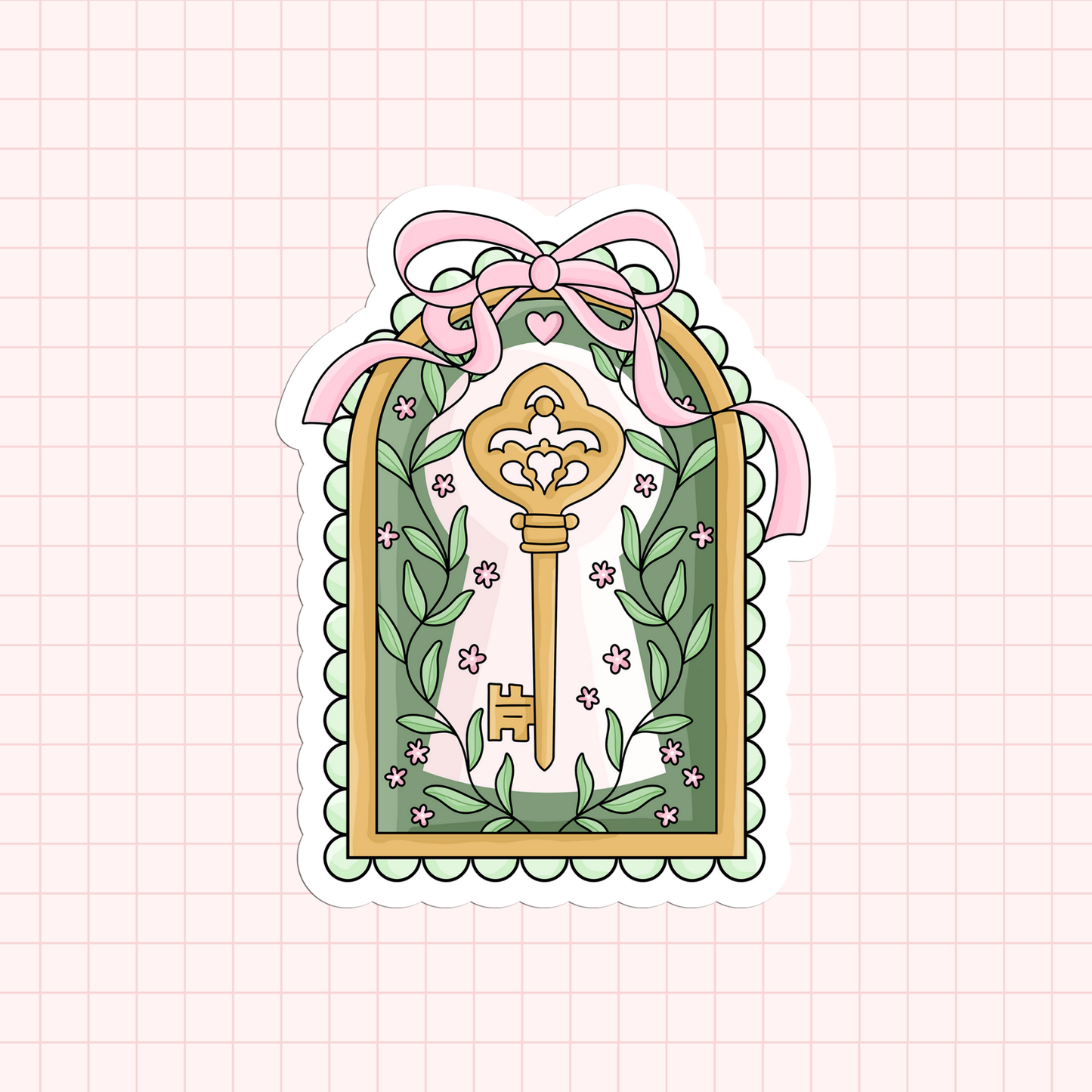 Secret Garden Frame Bookish Sticker