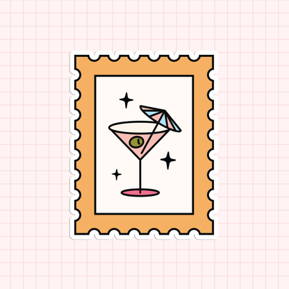 Summer Stamp - Cocktail Sticker