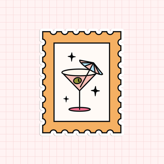 Summer Stamp - Cocktail Sticker