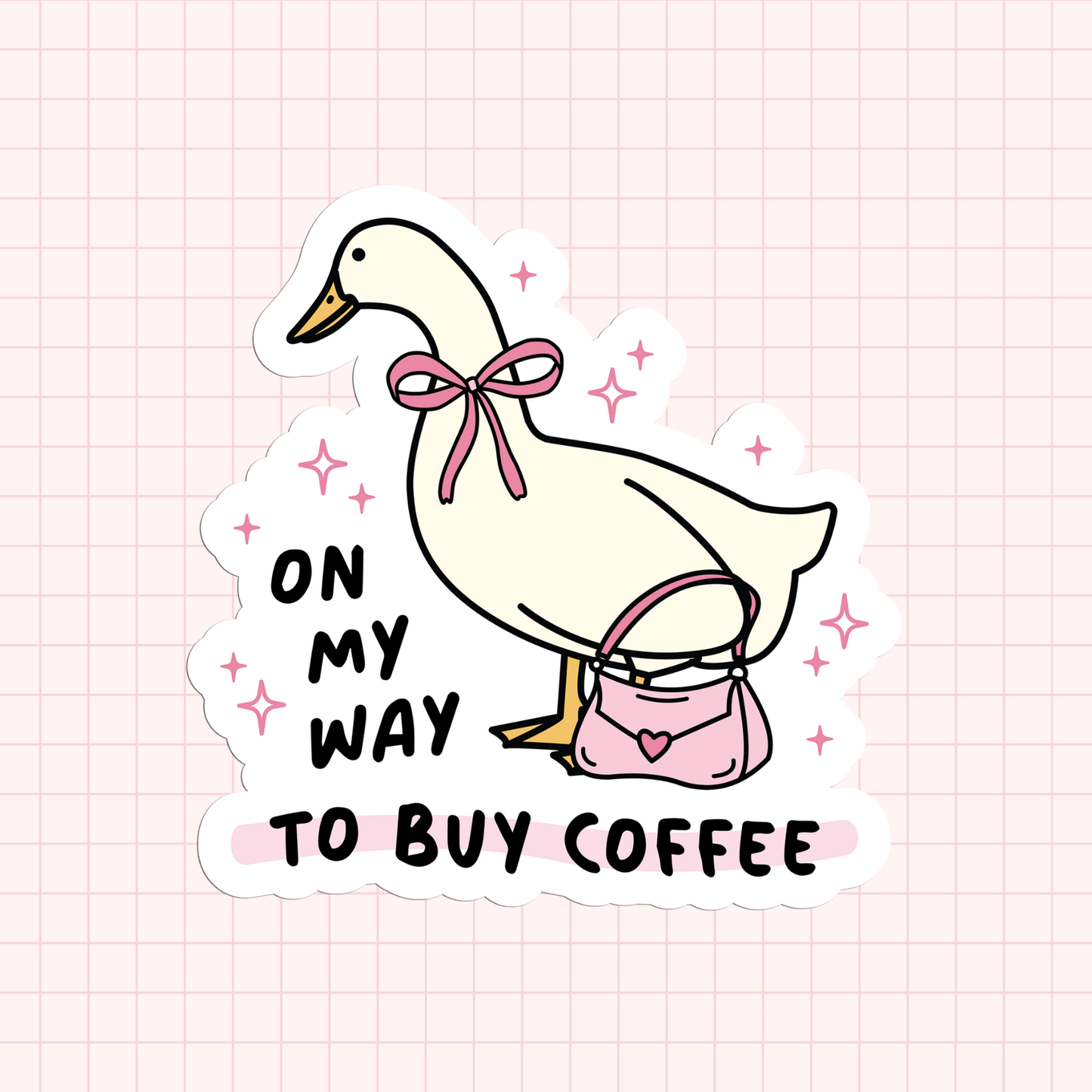 On My Way To Buy Trinkets Sticker