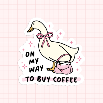 On My Way To Buy Trinkets Sticker