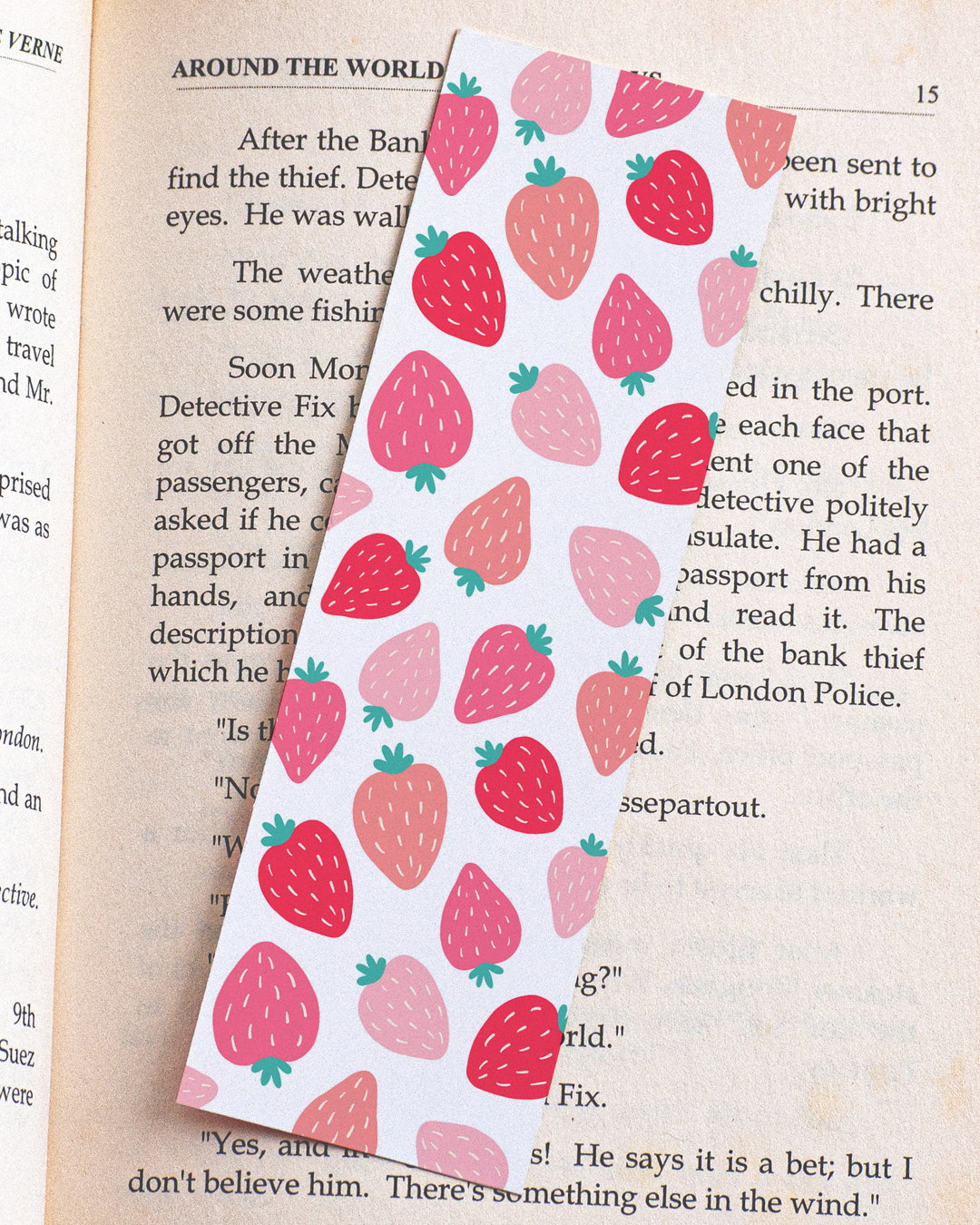 Strawberry Patch 3 Bookmark