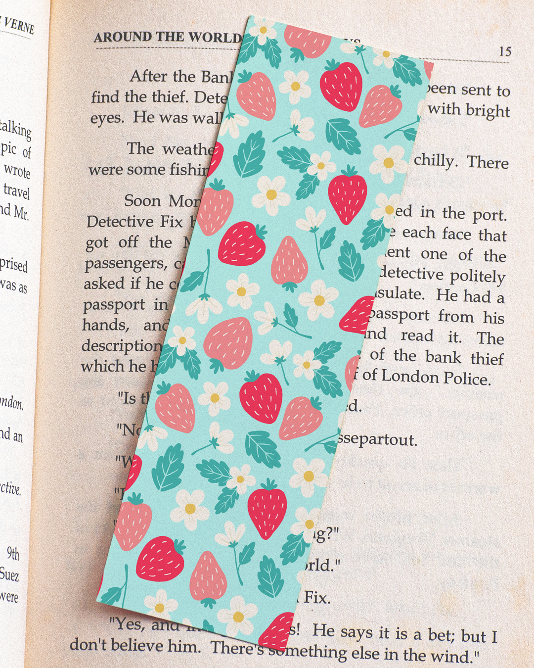 Strawberry Patch 5 Bookmark