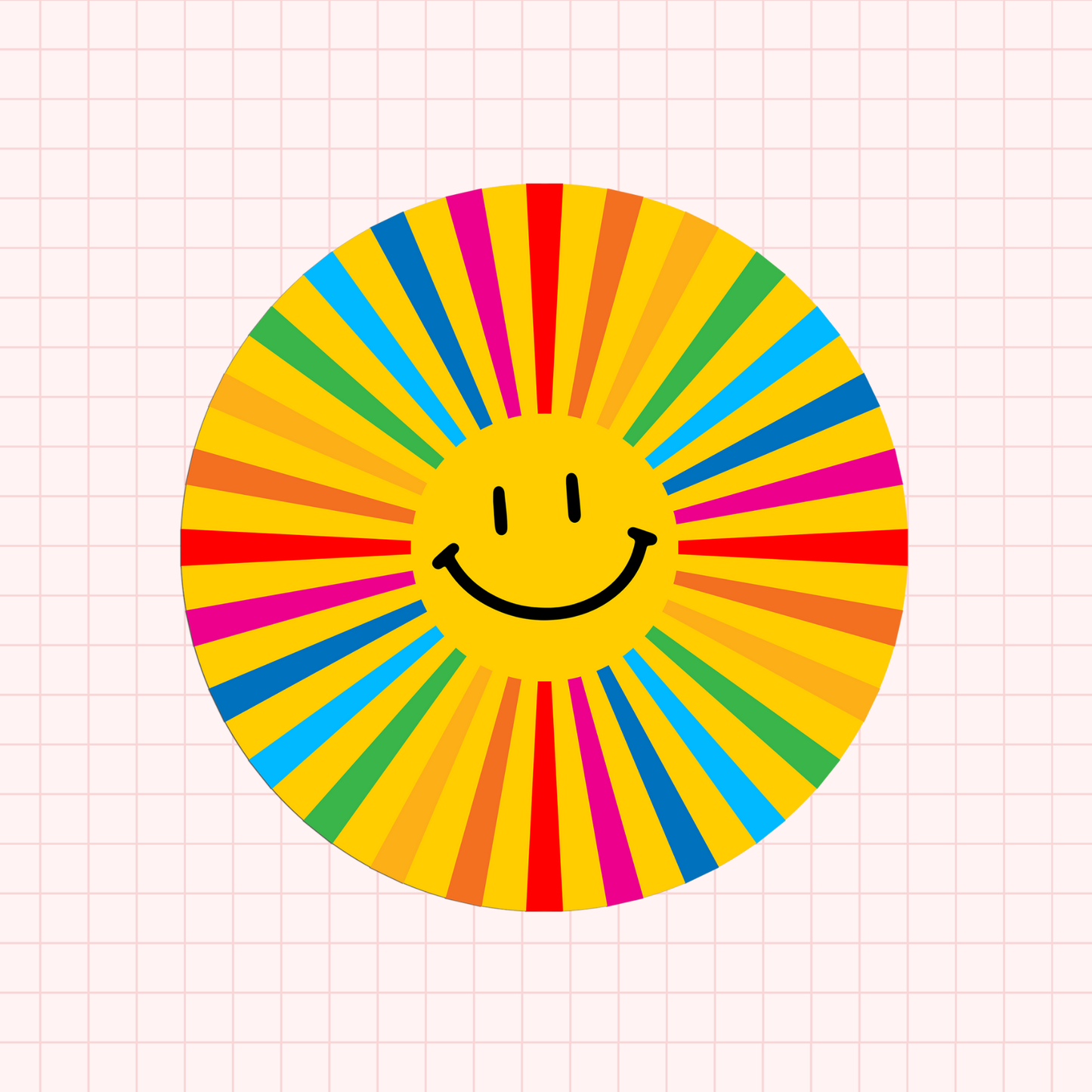 Smiley Sunbeam Sticker