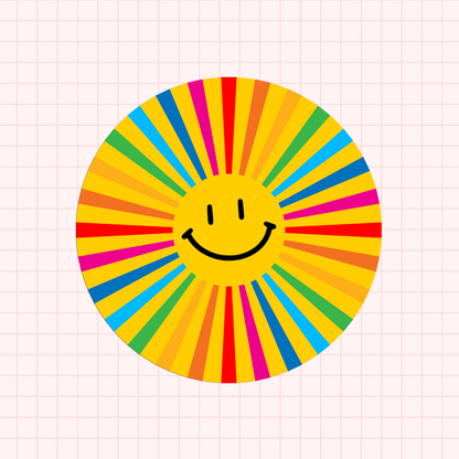 Smiley Sunbeam Sticker