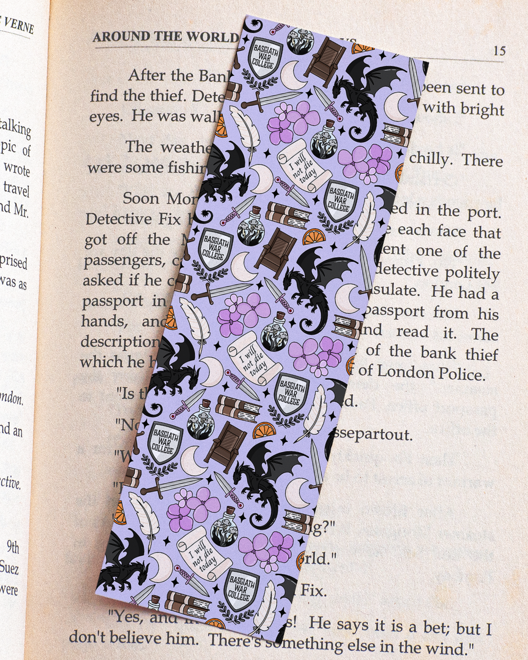Fourth Wing Bookmark