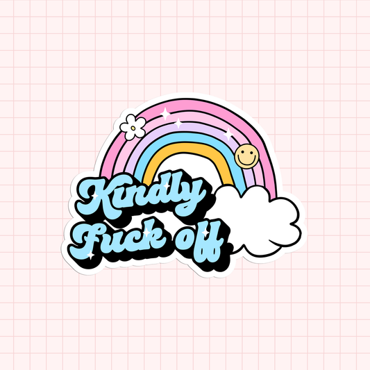 Kindly Fuck Off Sticker