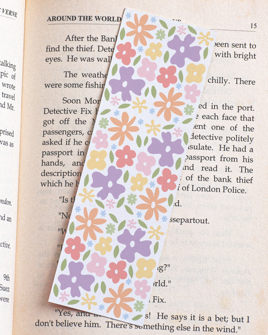 Flower Doodles Bookmark