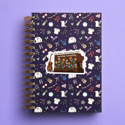 She had a marvelous time ruining everything - Eras Piano Sticker