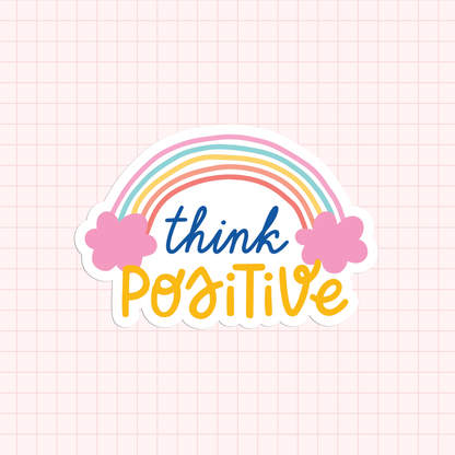 Think Positive Sticker