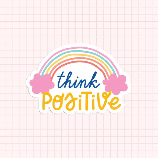 Think Positive Sticker