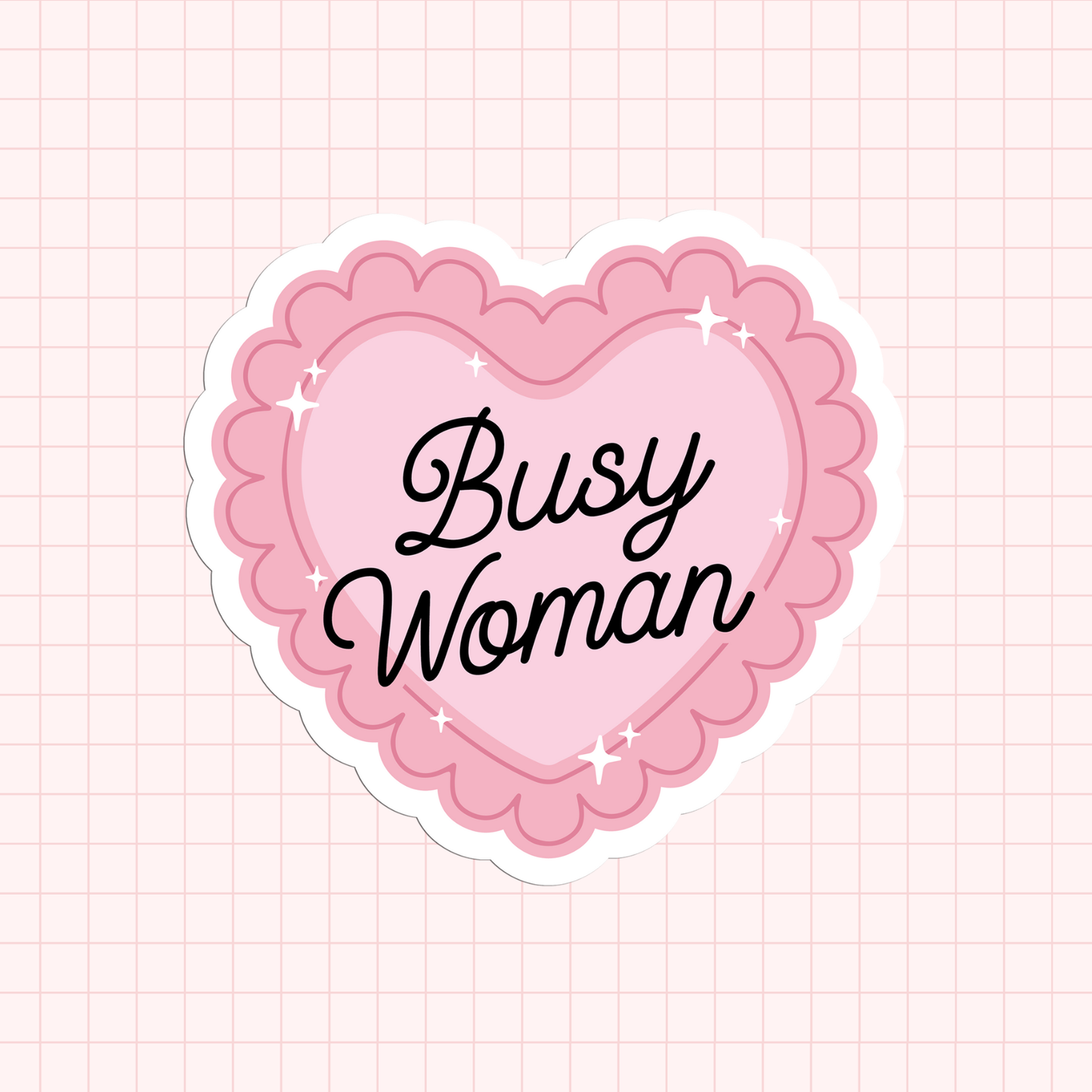 Busy Woman Sticker