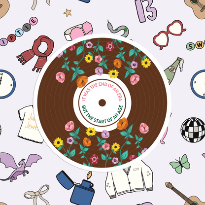 Eras Surprise Song Record Sticker
